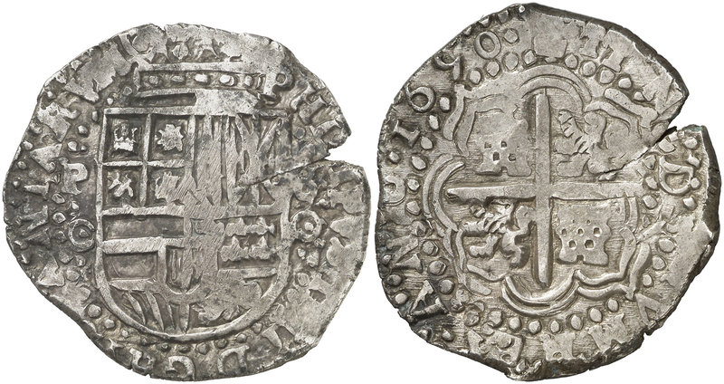 1650. Felipe IV. Potosí. . 8 reales. (Cal. 509) (Paoletti no publica ningún ejem...