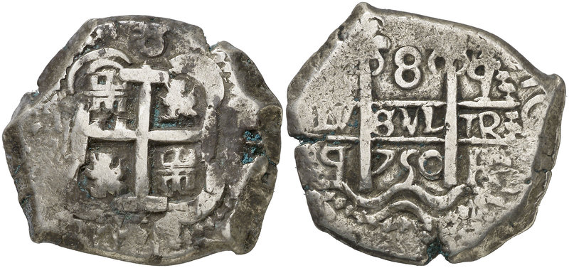 1750. Fernando VI. Potosí. q. 8 reales. (Cal. 360) (Paoletti 403). 27,02 g. MBC-...