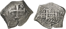 1752. Fernando VI. Potosí. q. 8 reales. (Cal. 364) (Paoletti 405). 27,70 g. Doble fecha. MBC-/MBC.
