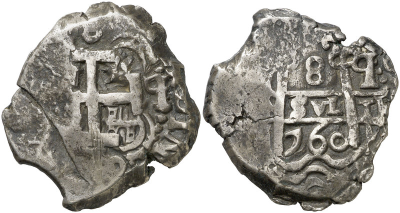 1760. Fernando VI. Potosí. q. 8 reales. (Cal. 377) (Paoletti 413). 26,99 g. Rara...