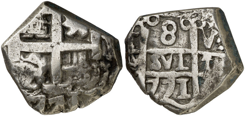 1771/0. Carlos III. Potosí. V. 8 reales. (Cal. 961) (Paoletti falta). 15,86 g. D...
