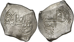 1657. Felipe IV. México. (P). 8 reales. (Cal. 365). 26,53 g. Rara. MBC.