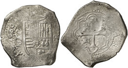 1660. Felipe IV. México. P. 8 reales. (Cal. 370). 27,42 g. Rara. MBC-/BC+.