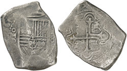 1661. Felipe IV. México. P. 8 reales. (Cal. 371). 26,12 g. Escasa. MBC-.