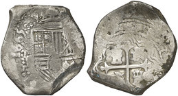 1665. Felipe IV. México. P. 8 reales. (Cal. 376). 27,03 g. Rara. MBC-.