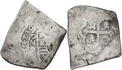 1730. Felipe V. México. G/R. 8 reales. (Cal. 758 var) (Kr. 47a). 26,04 g. Limpiada. Rara. BC.
