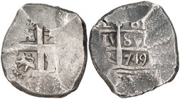 1749. Fernando VI. Lima. R. 8 reales. (Cal. 300). 26,65 g. Muy rara. MBC-.