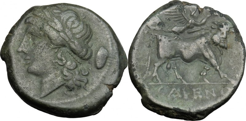 Greek Italy. Samnium, Southern Latium and Northern Campania, Cales. AE 21 mm, 26...