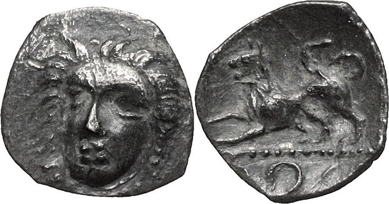 Greek Italy. Central and Southern Campania, Phistelia. AR Obol, circa 325-275 BC...
