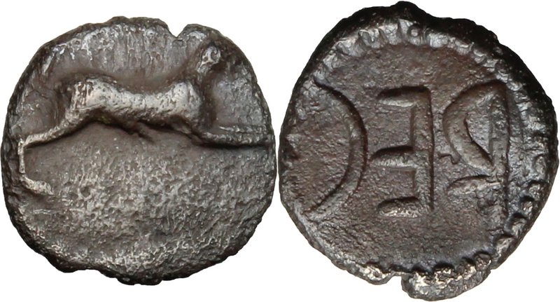 Greek Italy. Bruttium, Rhegion. AnaxilasTyrant (c. 494/3-462/1 BC). AR Litra, St...