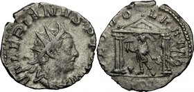 Valerian I (253-260). AR Antoninianus, Colonia Agrippinensis mint. D/ VALERIANVS PF AVG. Radiate, draped and cuirassed bust right. R/ DEO VOLKANO. Vul...