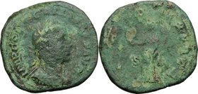 Gallienus (253-268). AE Sestertius, Rome mint. D/ IMP C P LIC GALLIENVS AVG. Laureate and cuirassed bust right. R/ CONCORDIA AVGG SC. Concordia standi...
