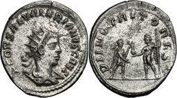Saloninus as Caesar (258-260). BI Antoninianus, Antioch mint, 5th emission. D/ P COR SAL VALERIANVS CAES. Radiate and draped bust right. R/ DII NVTRIT...
