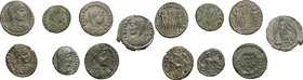 Roman Empire. Constantine the Great and his family. Multiple lot of seven (7) unclassified choise AE 3, including Helena. AE. Very attractive examples...