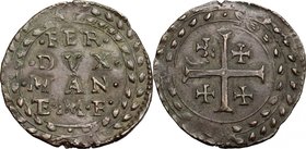 Casale. Ferdinando Gonzaga (1616-1626). Grosso. CNI 77. MIR 338. MI. g. 1.94 mm. 20.50 qSPL.