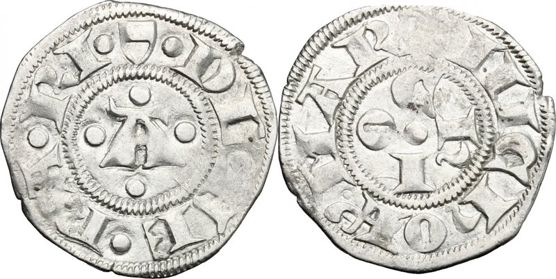 Ferrara. Niccolò III d'Este (1393-1441). Marchesano grosso o bolognino. CNI 1/2....