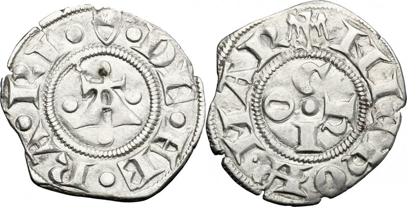 Ferrara. Niccolò III d'Este (1393-1441). Marchesano grosso o bolognino. CNI 1/2....