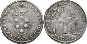 Firenze. Cosimo III de' Medici (1670-1723). Giulio 1676. CNI 25/32. Gal. XVII, 3/9. MIR 336/4. AG. g. 2.95 mm. 27.50 Conservazione insolita per il tip...