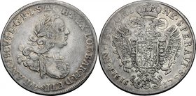 Firenze. Francesco II di Lorena (1737-1765). Francescone 1758. Accette decussate (Antonio Fabbrini, zecchiere). CNI 64/5. Gal. XIII, 2. MIR 361/2. AG....