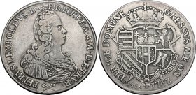 Firenze. Pietro Leopoldo di Lorena (1765-1790). Francescone 1768. Accette decussate (Antonio Fabbrini, zecchiere). CNI 17/9. Gal. XII, 4/6. MIR 376/3....