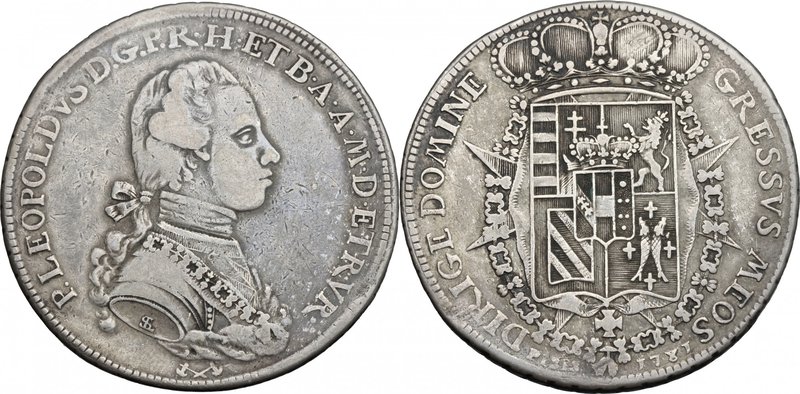 Firenze. Pietro Leopoldo di Lorena (1765-1790). Francescone 1781. Sigle L.S. (Lu...