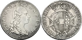 Firenze. Pietro Leopoldo di Lorena (1765-1790). Paolo 1788. Sigle L.S. (Luigi Siries, incisore). CNI 168/9. Gal XIX, 1/2. MIR 390/1. AG. g. 2.60 mm. 2...