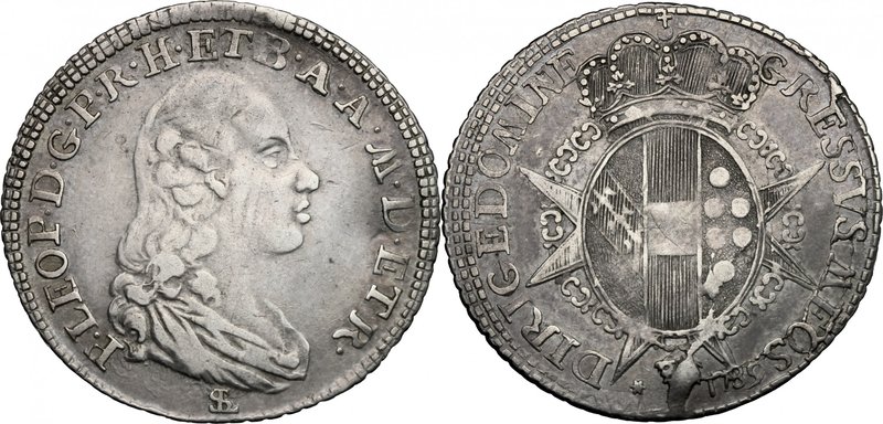 Firenze. Pietro Leopoldo di Lorena (1765-1790). Paolo 1789. Sigle L.S. (Luigi Si...