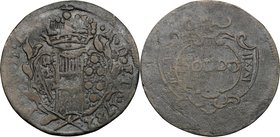 Firenze. Pietro Leopoldo di Lorena (1765-1790). Soldo da 12 denari 1782. CNI 117/8. Gal XXII, 3/5. MIR 393/3. AE. g. 1.89 mm. 21.50 R. MB/qBB.