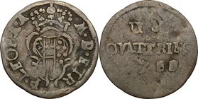 Firenze. Pietro Leopoldo di Lorena (1765-1790). Quattrino 1788. CNI 171. Gal XXIV,19. MIR 395/10. AE. g. 0.64 mm. 16.50 RR. MB/qBB.