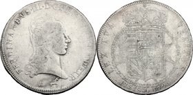 Firenze. Ferdinando III di Lorena (1790-1824). Francescone 1794. Sigle L.S. (Luigi Siries, incisore) e unicorno (Francesco Grobert zecchiere). CNI 19/...