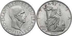 Vittorio Emanuele III (1900-1943). 10 lire 1936. Pag. 700. Mont. 101. AR. mm. 27.00 qSPL.