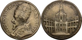 Alessandro VII (1655-1667), Fabio Chigi. Medaglia A. VII, riconio anacronistico: D/ dell'A. VII e R/ dell'anno VI. D/ ALEXAN VII PONT MAX A VII. Busto...