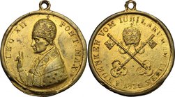 Leone XII (1823-1829), Annibale Sermattei della Genga. Medaglia 1826 per ricordare l'Estensione del Giubileo nell'Impero d'Austria, stabilito con la b...