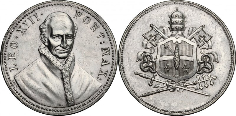 Leone XIII (1878-1903), Gioacchino Pecci. Medaglia per l'elezione al pontificato...