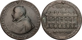 Pietro Aldobrandini (1571-1621), cardinale. Medaglia 1603. D/ S R E CAMERARIVS PETRVS CARD ALDOBRANDINVS ROMANVS. Busto a sinistra con mozzetta. R/ ✠ ...
