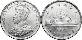 Canada. George V (1910-1936). Dollar 1936. KM 31. AR. mm. 36.00 VF/AboutEF.