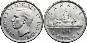 Canada. George VI (1936-1952). Dollar 1946. KM 37. AR. mm. 36.00 Good VF.