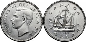 Canada. George VI (1936-1952). Dollar 1949. KM 47. AR. mm. 36.00 Good VF.