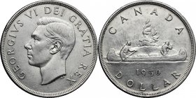 Canada. George VI (1936-1952). Dollar 1950. KM 46. AR. mm. 36.00 Nick on the edge. Good VF/About EF.