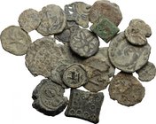 Interessante lotto di 20 tessere, bolle e pesi dal mondo bizantino all'epoca medievale. PB. qBB:BB.