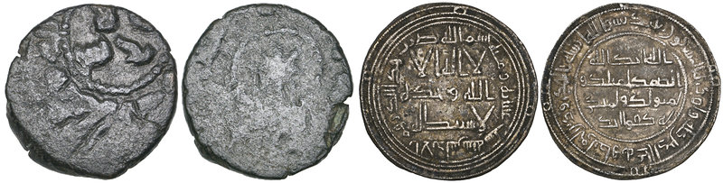 Umayyad, dirham, al-Andalus 116h, 2.58g (Klat 129), good fine, surfaces a little...