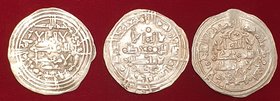 Umayyad of Spain, dirhams (3), comprising Madinat al-Zahra 343h (‘Abd al-Rahman III), al-Andalus 390h (Hisham II, First Reign) and al-Andalus 401h (Hi...