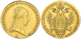 Austria, Francis I, ducat, 1822 a, good extremely fine, lightly toned

Estimate: GBP £250 - £300