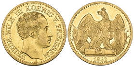 Germany, Prussia, Friedrich Wilhelm III, half friedrich d’or, 1832 a, extremely fine

Estimate: GBP £1’500 - £2’000