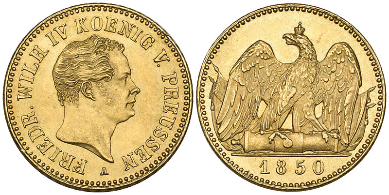Germany, Prussia, Friedrich Wilhelm IV (1840-61), friedrich d’or, 1850 a (F. 243...