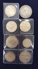 Imperial Germany, Prussia, Friedrich III, 5 mark, 1888 a, good fine; Wilhelm II, regular currency 3 mark, 1908 and 5 mark, 1914, and commemorative iss...