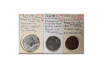 Low Countries, Revolt of Ghent (1488-1492), Second Coinage, halve vuurijzer, groot, and dubbele mijt, all undated (1489-1490), 1.80, 0.94, 0.90g (v.G&...