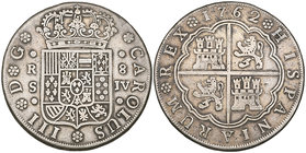 Spain, Carlos III, 8 reales, Seville mint, 1762 JV (Cal. 1032), fine

Estimate: GBP £150 - £200