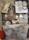 Miscellaneous coins of the world (several hundred), some in silver, including France, écu au bandeau, 1762 L (Bayonne mint), Netherlands, 2½gulden, 18...