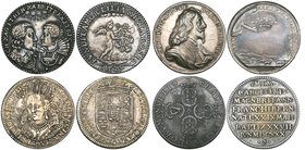 Charles I, silver medals for Marriage to Henrietta Maria, 1625, 23mm (cf. MI 238/1; Eimer 105Ab), cast, very fine; Coronation, 1626, 29mm (MI 243/10; ...